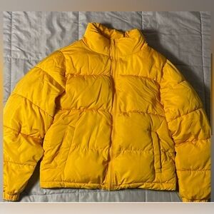 Forever 21 Orange puffer jacket